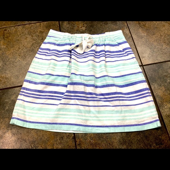 NEW Gap Striped Linen Pull On Skirt Size XS - Picture 4 of 6